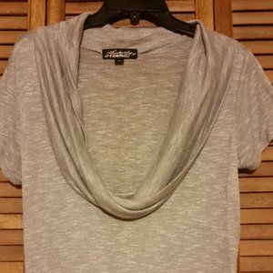 Absolutely Famous Brand Cowl Neck Top